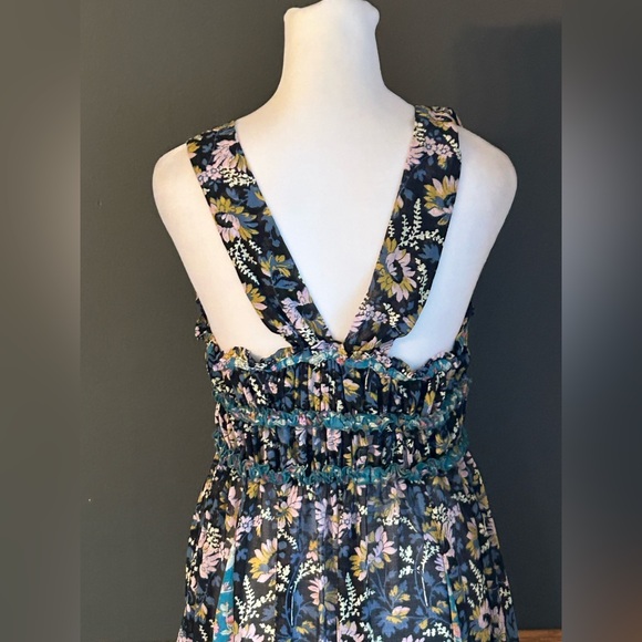 grey strapless maxi dress Off The Bass Maxi Dress